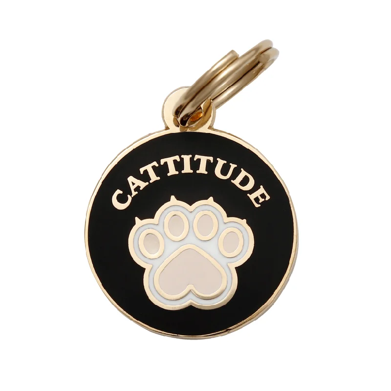 Cattitude Pet ID Tag