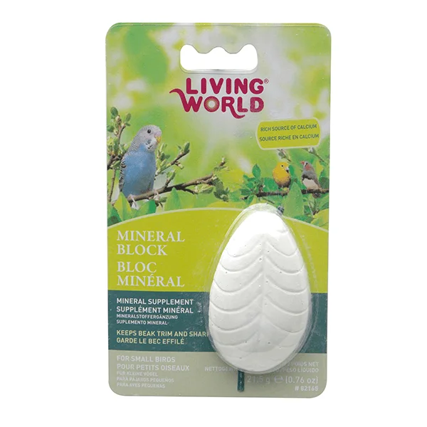 Living World Mineral Block for Small Birds