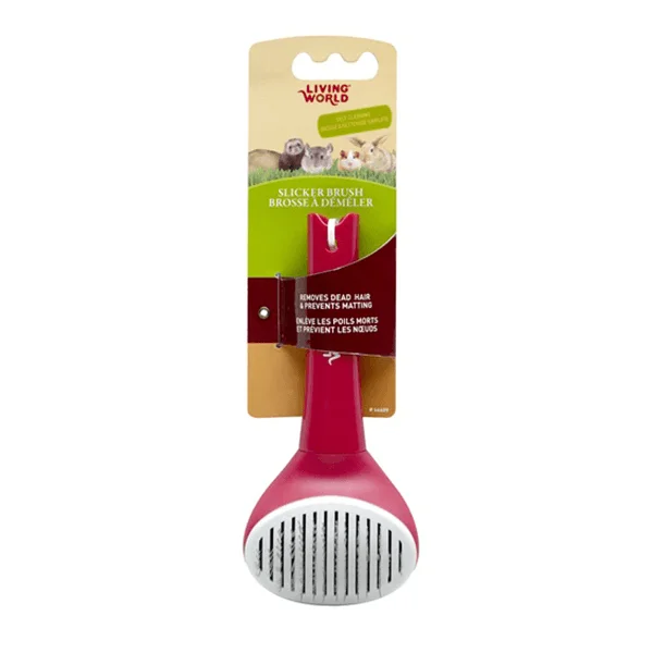 Living World Self-Cleaning Slicker Brush