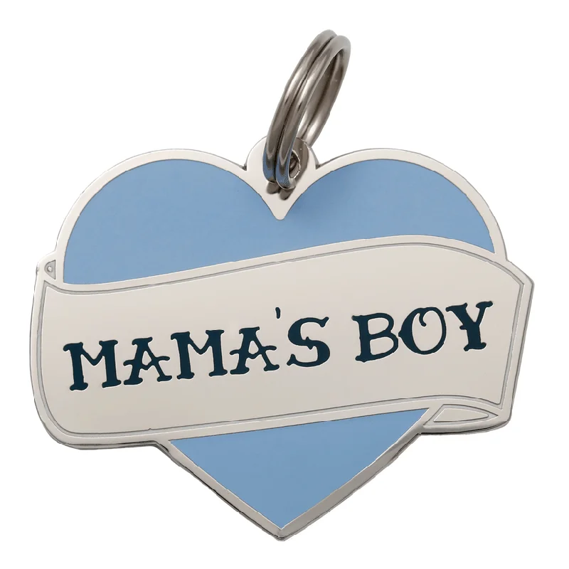 Mama's Boy Pet ID Tag