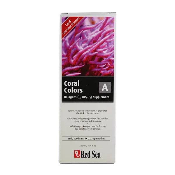 Red Sea Coral Colors A Halogens Supplement