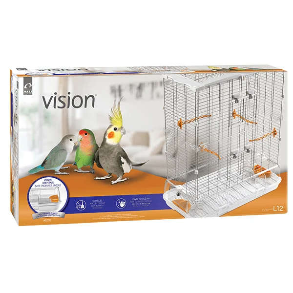 Vision Bird Cage for Large Birds - Double Height L12