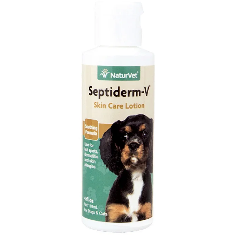 15% OFF: NaturVet Septiderm-V Skin Care Lotion For Problem Skin 4oz