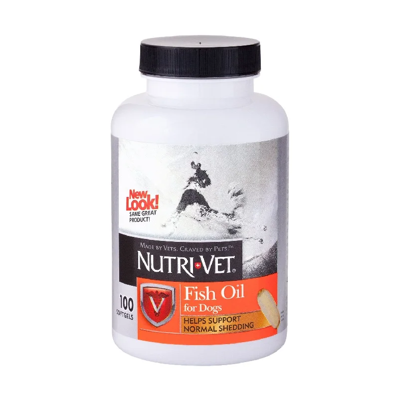 Nutri-Vet Fish Oil Softgels For Dogs 100ct