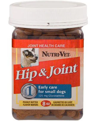 Nutri-Vet Glucosamine Peanut Butter Bone And Joint Biscuits For Small Dogs 8oz