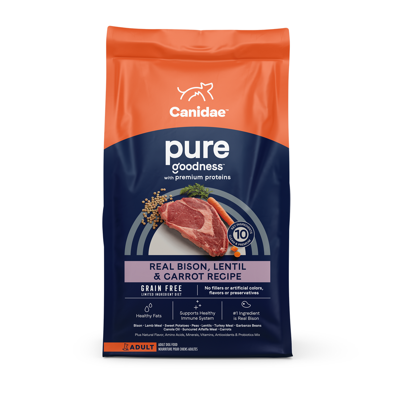 Canidae Pure Bison & Lentil Adult