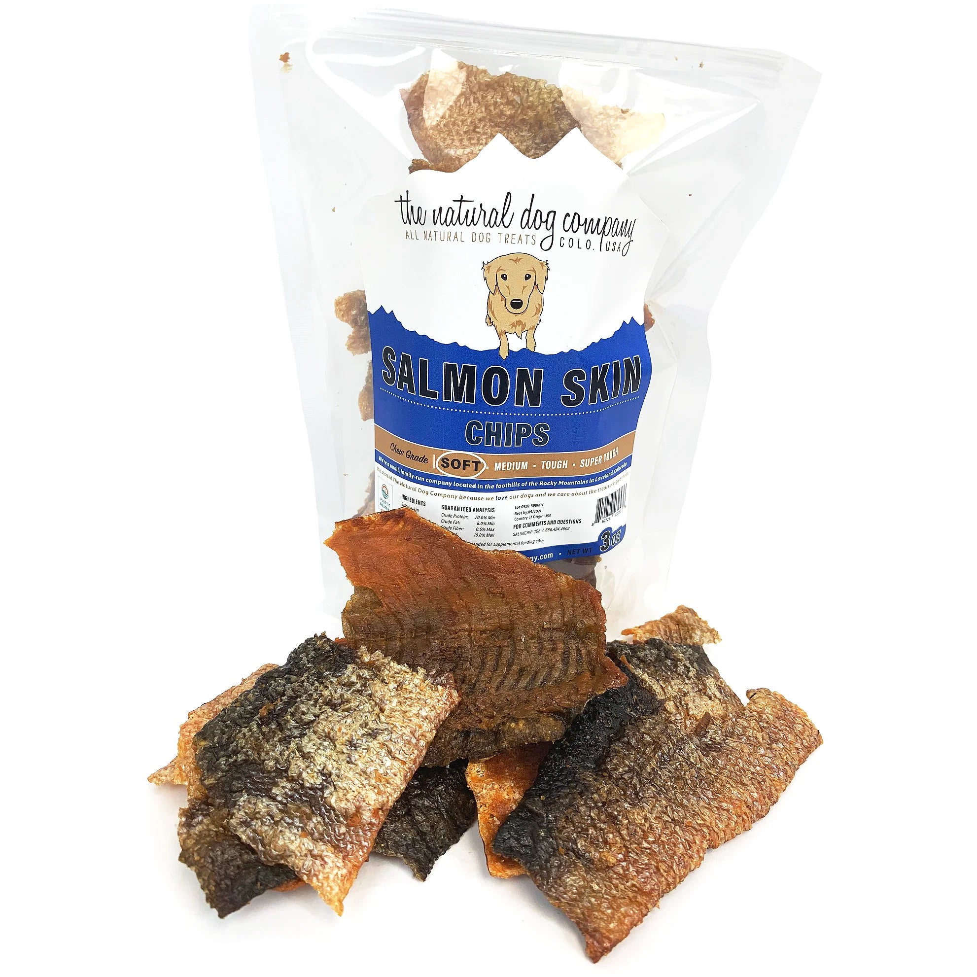 Salmon Skin Chips - 3 oz