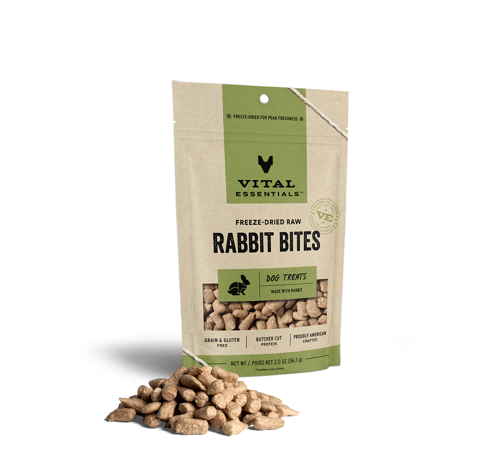 Vital Essentials Rabbit Bites - 2 oz