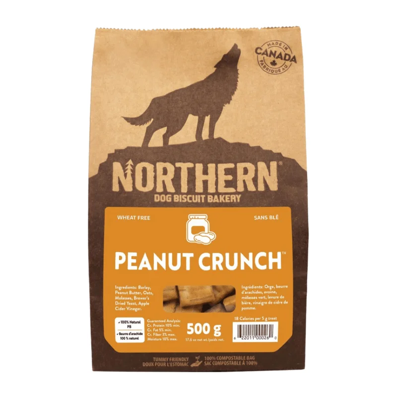 Plant Based Dog Biscuits - Peanut Crunch - 500 g