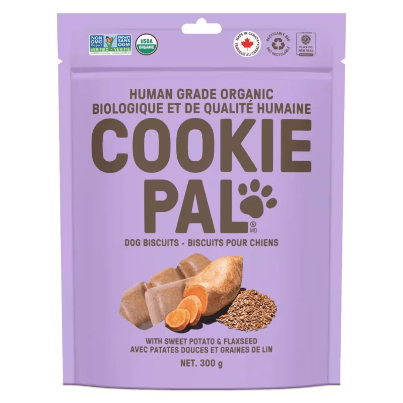 Human Grade Organic Dog Biscuit - Sweet Potato & Flaxseed - 300 g