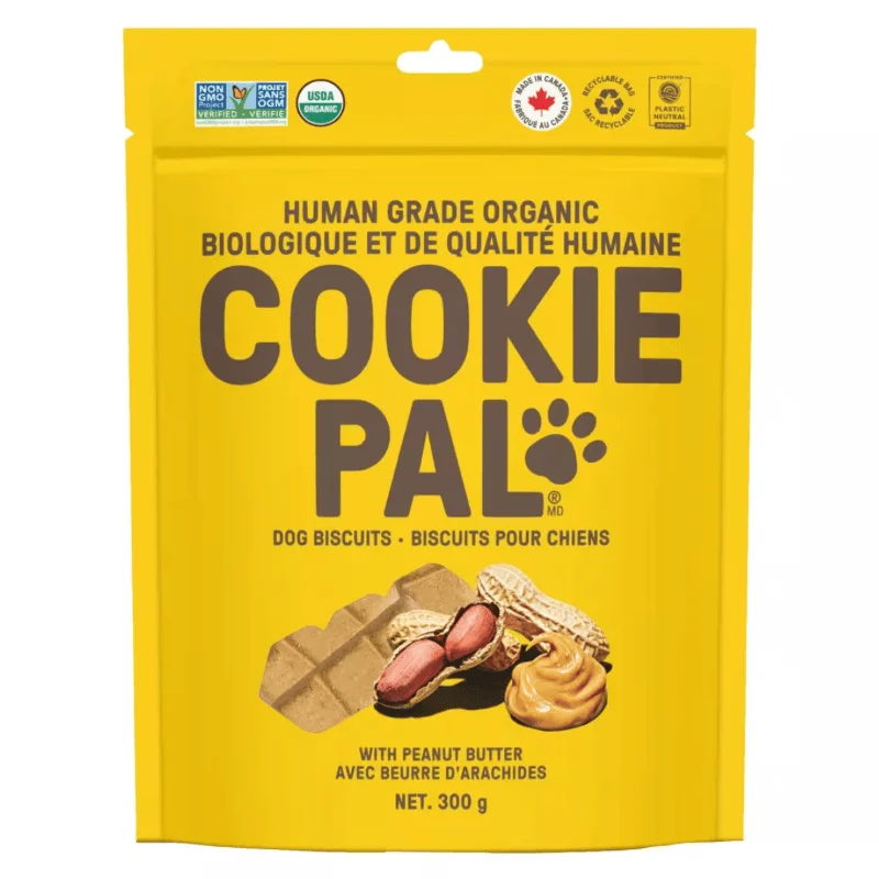 Human Grade Organic Dog Biscuit - Peanut Butter - 300 g