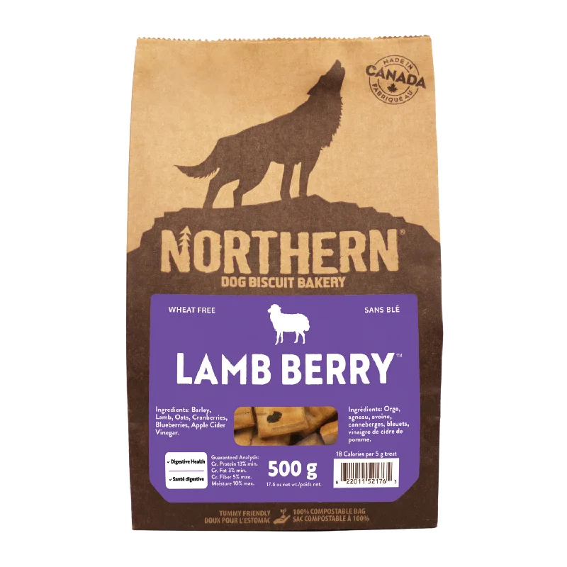 Plant Based Dog Biscuits - Lamb Berry - 500 g