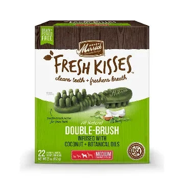 FRESH KISSES - Coconut Oil - For Medium Dogs (25-50 lbs)