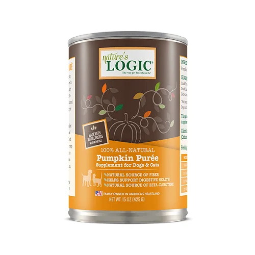 Pumpkin Purée Supplement For Dogs & Cats - 15 oz