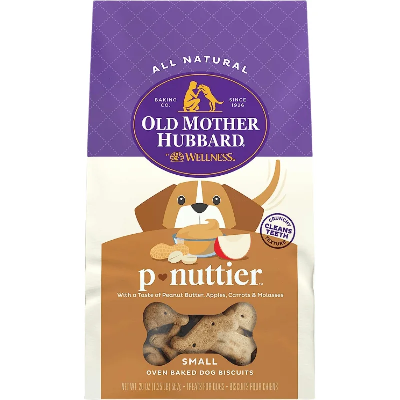 Oven Baked Dog Biscuits, P-Nuttier, Peanut Butter, Small