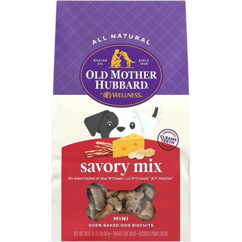 Oven Baked Dog Biscuits - Savory Mix - Mini - 20 oz