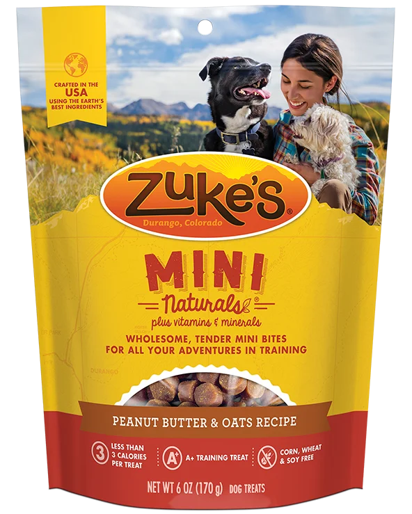 Zukes Mini Naturals Peanut Butter & Oats Recipe