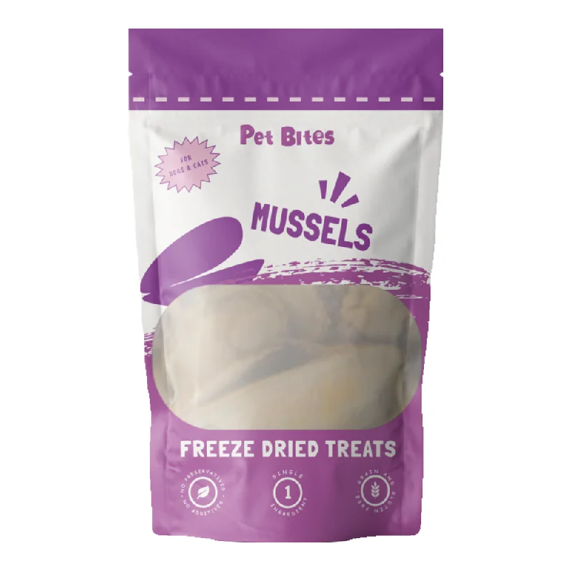 Pet Bites 100% Freeze Dried Mussels 50g