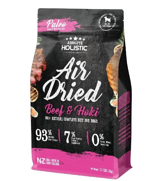 Absolute Holistic Air Dried Dog Food (Beef & Hoki)